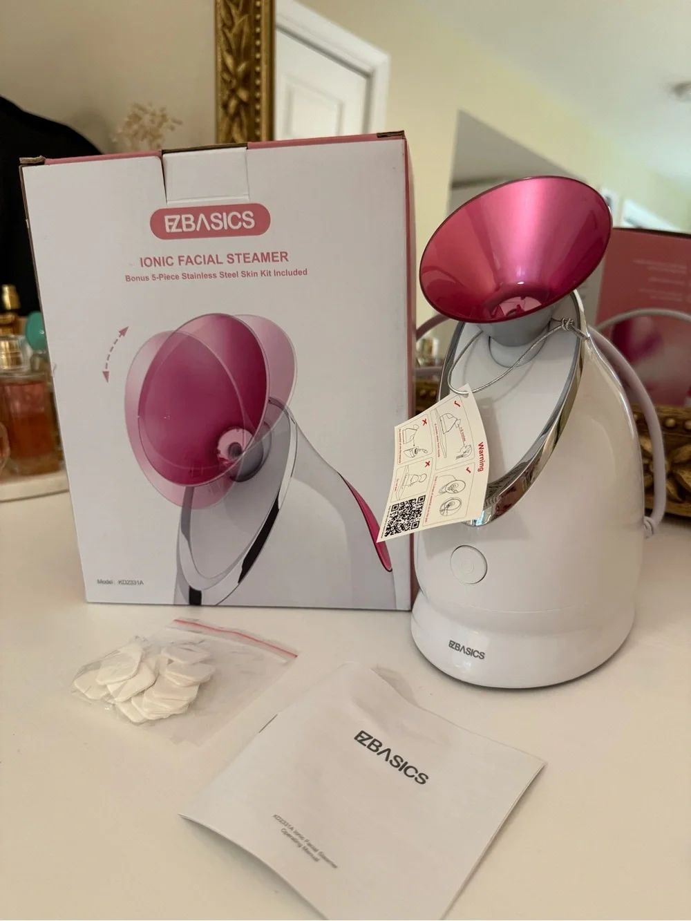 EZBASICS Ionic Facial Steamer